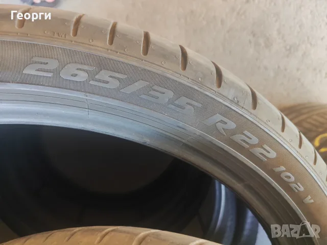 4бр.летни гуми 265/35/22 Pirelli, снимка 5 - Гуми и джанти - 55808465