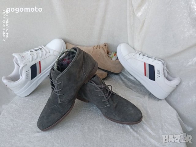 Кецове Като нови мъжки бели, спортни обувки U.S. Polo Assn®, снимка 7 - Кецове - 44450796