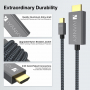 iVanky Mini DisplayPort към HDMI кабел 2 m Thunderbolt към HDMI кабел, снимка 4