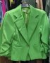 Светлозелено лятно сако с набран ръкав