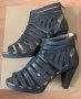Обувки B&CO, черни, Нови, кожа,№ 39, стелка 24,5-25см, ток 8 см, снимка 1 - Дамски обувки на ток - 42629099
