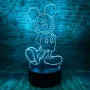 Mickey Mouse 3D LED лампа, снимка 4