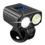 LED фар за велосипед 550 lm с два T6 диода, снимка 1
