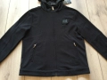 НОВ оригинален черен суичър яке EMPORIO ARMANI размер 54 / XL от Италия, снимка 2