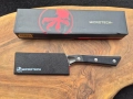 Фиксиран нож Microtech Santoku 3200-10BK,фултанг,G10, снимка 3