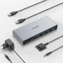Unitek USB 3.0 HDMI KVM превключвател 1 монитор - 2 компютъра 4K@60Hz, 4 USB порта, снимка 1