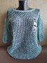 Ефектна Нова блуза-мрежа, снимка 1 - Блузи с дълъг ръкав и пуловери - 36010593