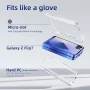Прозрачен Кейс за Samsung Galaxy Z Flip7 от две части, снимка 4