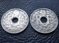 Стара монета 10 сантима 1935 г. и 1936 г.Франция - красиви !, снимка 10