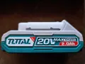 безчетков винтоверт Total 20v li ion 2Ah, снимка 4
