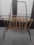 Стара метална поставка за вестници и списания, снимка 3
