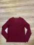 Дамски Вълнен пуловер Tommy Hilfiger дамски в бордо от лека материя , XS размер, снимка 2