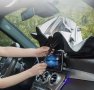 сенник за предно стъкло предпазен чадър с защита UV льчи 140/79см, снимка 10