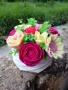 Сапунени букети – ароматен подарък за всеки повод (алтернатива: Букети от сапунени рози | Ръчна изра, снимка 4