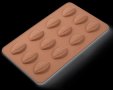 12 ореха орехчета орех черупки силиконов молд форма фондан сладки шоколад и др, снимка 2