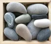 големи МОРСКИ камъни за Декорация в градината на цветни лехи, градински пътеки, кашпи, саксии, фонта, снимка 1