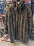 Дамско кожено палто изкуствен косъм, снимка 1