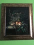 Картина „ натюрморт“ , техника маслени бои/платно/с оригинален подпис на художника, снимка 3