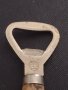 Стара отварачка от соца с печат дървена дръжка качествена изработка за КОЛЕКЦИЯ ДЕКОРАЦИЯ 38369, снимка 2