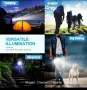 Високомощен LED Презареждащ се фенер, снимка 6