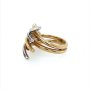 Златен дамски пръстен 6,93гр. размер:50 14кр. проба:585 модел:22168-6, снимка 2