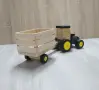 Декоративен дървен трактор с ремарке DMAR 303M3A2, снимка 3