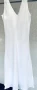 Елегантна бяла рокля лен 100% Италия, снимка 9