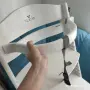 Детско столче за хранене дървено Nuttle, бяло, употребявано, снимка 2