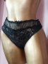 2XL Черна дантелена бикина , снимка 4