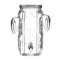 Стъклен буркан с кран за напитки във формата на кактус 5 литра, снимка 3