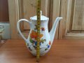 Стар български порцелан кана чийник, снимка 2