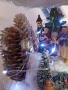 нова коледна украса стъклен светещ снежен човек , снимка 4