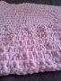 Ръчно плетено меко бебешко одеало от мерино вълна - 90 х 90 размер, снимка 13