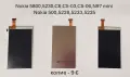 Дисплей Nokia X2,X3,C5,7020,2710,515,220,206,X3-02,C3-01,N92,N82,N79,E52,7260,C6,C5-01,5230,R55,7600, снимка 8
