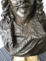 29см-3кг Belleuse статуетка/френска бронзова скулптура/фигура-бюст на Рембранд, снимка 5