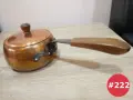 Нова швейцарска медна касерола с капак на Stockli-Netstal, снимка 1