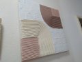 Декоративно пано, ръчна изработка 40х40 см., снимка 2
