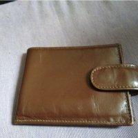 ZR марков портфейл малък 102х77мм естествена кожа, снимка 1 - Портфейли, портмонета - 40384512