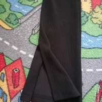 Черен панталон с цепки хс, снимка 3 - Панталони - 44689955
