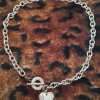 Tiffany,silver 925 necklace, снимка 1 - Колиета, медальони, синджири - 36240281