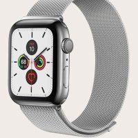 Сребърна магнитна каишка Apple Watch 38/40/41mm, снимка 1 - Каишки за часовници - 40405139