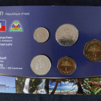 Хаити 1997-2003 -  Комплектен сет от 5 монети , снимка 1 - Нумизматика и бонистика - 44511128