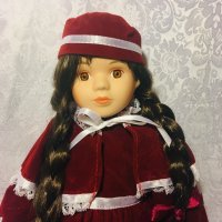 колекционерска порцеланова кукла , снимка 3 - Кукли - 39061455