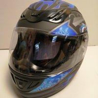 Мотоциклетна каска за цялото лице Protectwear H-510-BL- М, снимка 5 - Аксесоари и консумативи - 40059198