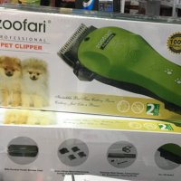 Машинка за подстригване на домашни любимци Zoofari Pet Clipper, 4 приставки, Зелен, снимка 3 - За кучета - 34685326