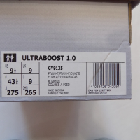 нови маратонки adidas ultraboost 1.0 оригинални мъжки 43 1/3 27.5 см, снимка 16 - Спортни обувки - 44642889