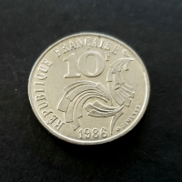Монети. Франция. 5 и 10 франка., снимка 5 - Нумизматика и бонистика - 36089265