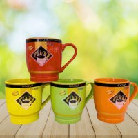 Порцеланова чаша за чай и кафе, 200ml, цветни варианти, снимка 2 - Чаши - 44200307
