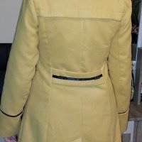 Жълто палто размер Л , снимка 5 - Якета - 44310915