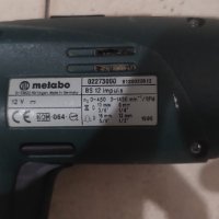 Винтоверт Metabo + Зарядно и 2 броя батерий, снимка 5 - Винтоверти - 41390154